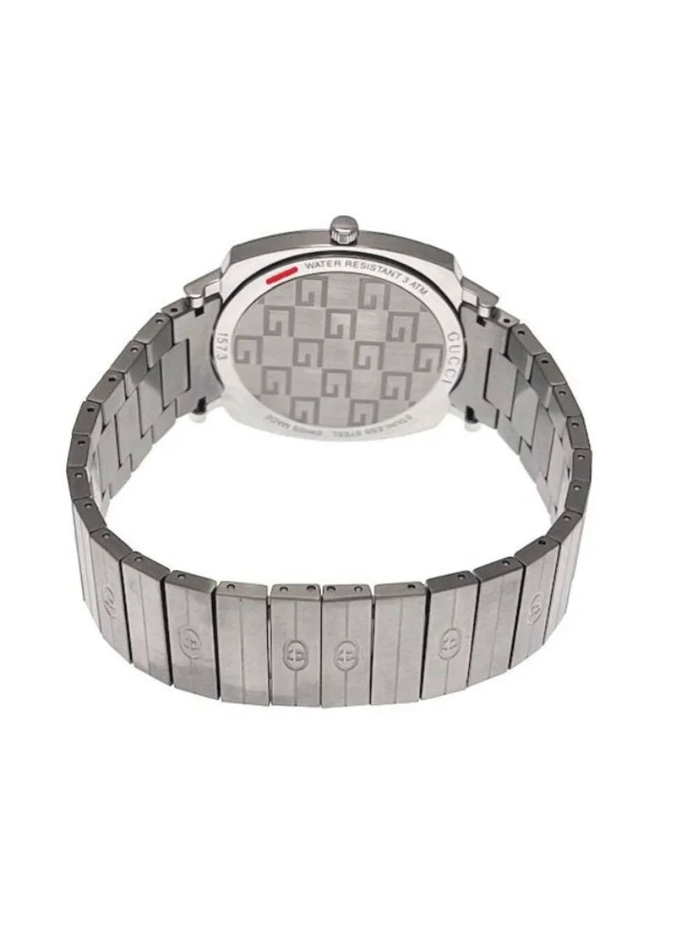 Gucci Watch Stainless Steel White Dial Quartz
